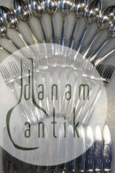 Georg Jensen Sølv/Sterling Sølv Perle  Vintage Frokost bestiksæt 12 pers (36 dele)