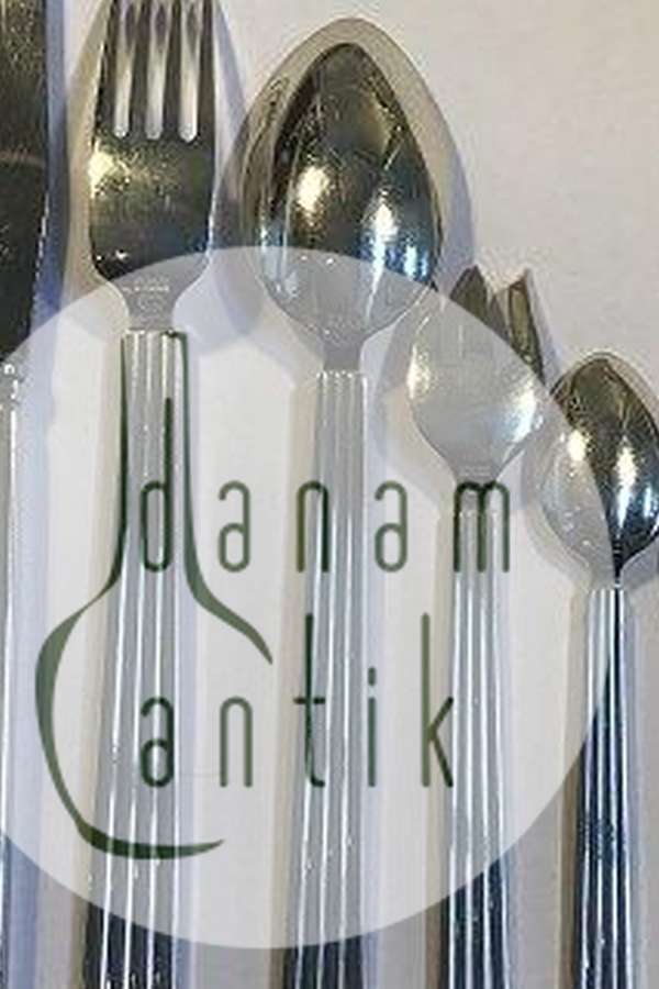 Georg Jensen Sterling Silber Bernadotte Tafelservice für 12 Personen (72 Teile)