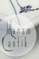 Royal Copenhagen Kannelierter blattförmiger Kuchenteller Nr. 145