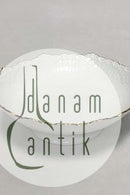 Royal Copenhagen Tradition White Half Lace w. Gold Small Bowl on foot No No 511