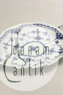 Royal Copenhagen Blau geriffelt Hälfte Spitze Blatt geformt Kuchen Schüssel Nr. 548