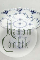 Royal Copenhagen Musselmalet Helblonde Kageskål på Fod No 1020