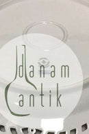 Royal Copenhagen Hvid Flora Danica / Perlestel Fad med gennembrudt kant No. 3574