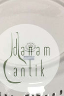 Royal Copenhagen Hvid Flora Danica / Perlestel Tallerken med gennembrudt kant No. 3554