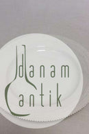 Royal Copenhagen Hvid Flora Danica / Perle Stel Spisetallerken No. 3549