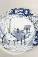 Royal Copenhagen Blå Blomst Svejfet Gennembrudt Tallerken No 636