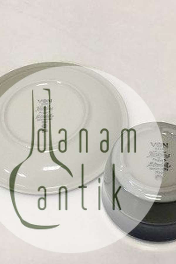 Rørstrand Elisabeth Kaffekop med underkop