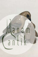 Bing & Grøndahl Figur af Spurv med unge No 1869