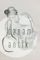 Antageligt Holmegaard Snapsehund i klart glas