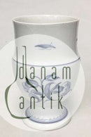 Bing & Grøndahl Jubilæumsstel / Blå Nellike Vase