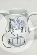 Bing & Grøndahl Jubilæumsstel / Blå Nellike kande