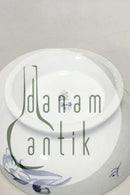 Bing & Grøndahl Jubilæumsstel / Blå Nellike Skål