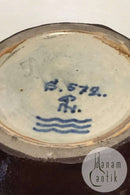 Royal Copenhagen Stentøjsvase af Patrick Nordstrøm i Sang de boeuf tidlig no s-579