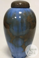 Royal Copenhagen Krystal Glasur Vase med låg af C. Frederik Ludvigsen no 745