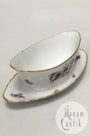 Royal Copenhagen Fuld Saksisk Blomst Sovseskål No 1651