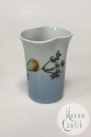 Royal Copenhagen "Celeste" Fajance Lille vase af Ellen Malmer