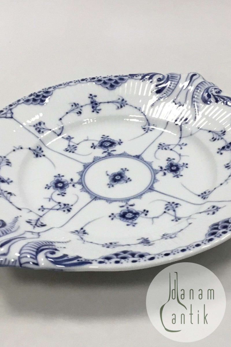 Royal Copenhagen Musselmalet Halvblonde kagefad No 666