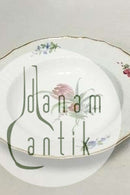 Bing & Grøndahl Saksisk Blomst, Hvid Sidetallerken