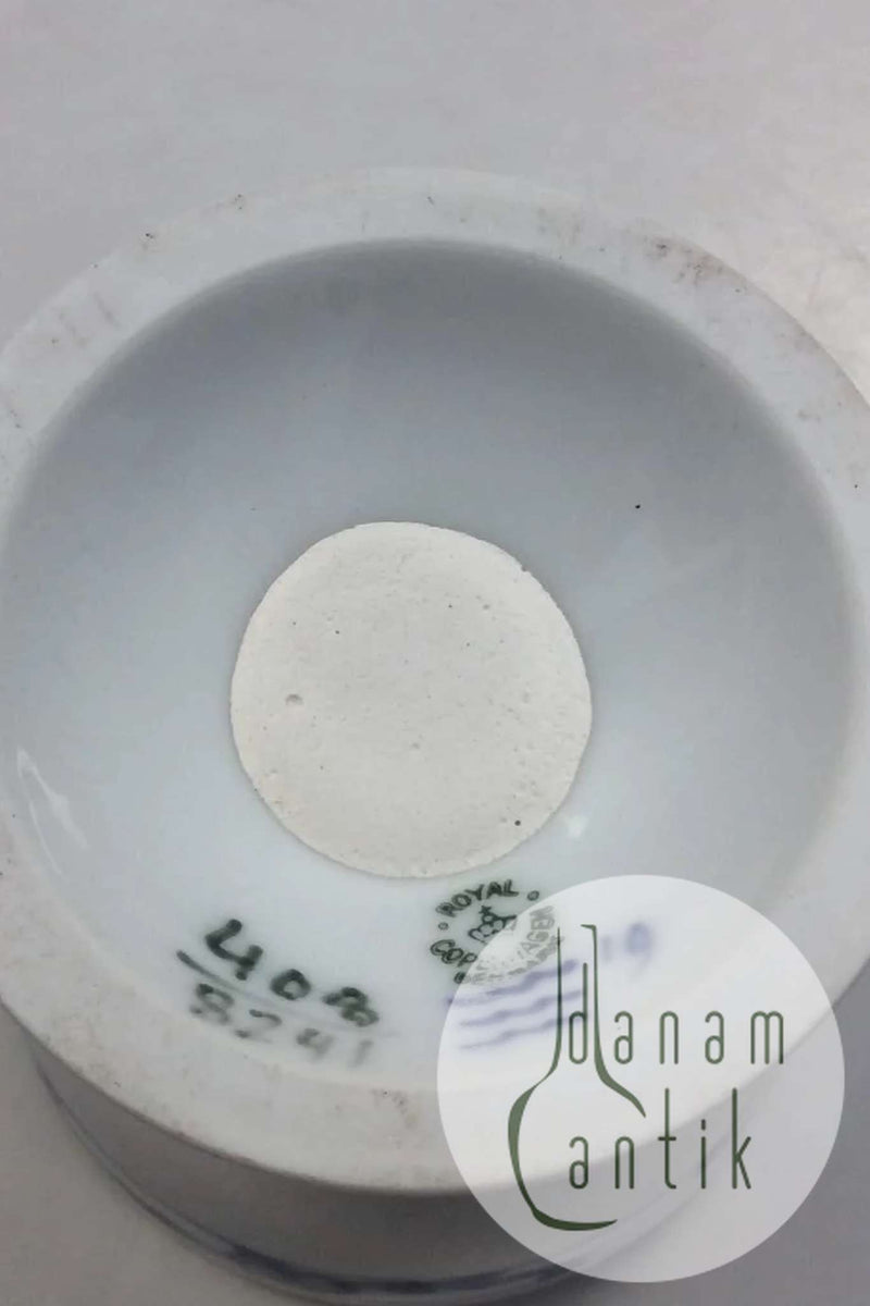 Royal Copenhagen Rosenknop Marmelade skål med låg No 8189