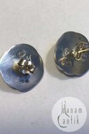 Georg Jensen纯银耳钉 No 36 Moonstone