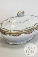 皇家哥本哈根套装第478号玫瑰花环与金质椭圆餐具 No 9058