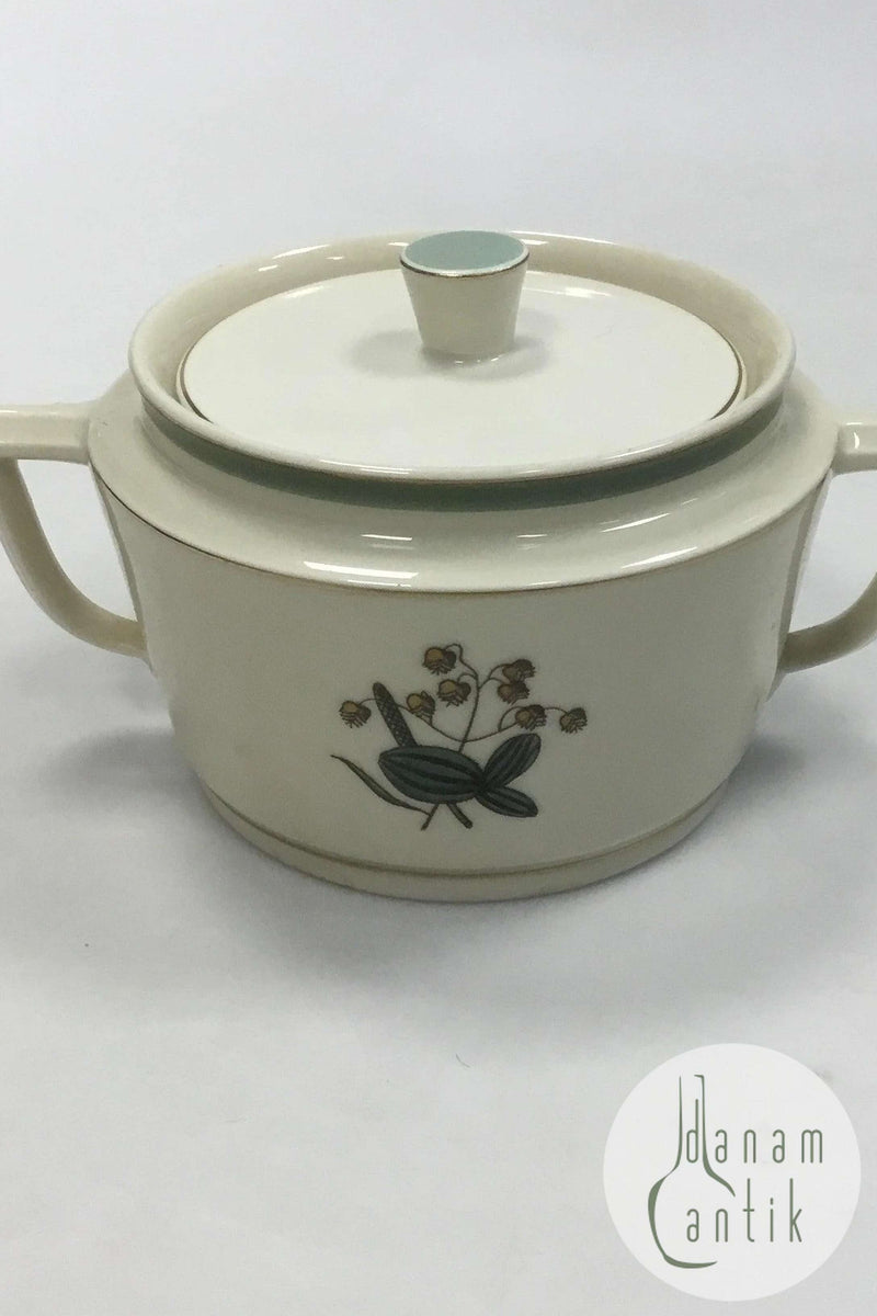 Royal Copenhagen Hjertegræs Sukkerskål med låg No 884/9479