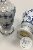 Royal Copenhagen geriffeltes Salz- und Pfefferset Nr. 467/480