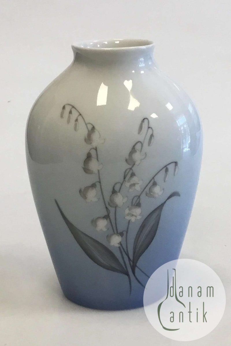Bing og Grøndahl Vase No. 57/239 med Liljekonval