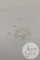 德国Bayerische Metall Fabrik BMF公司，带金属边缘的蓝色彩绘瓷器托盘