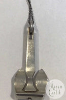 Ole Lynggaard Sterling Sølv halskæde og Vedhæng i form af Anker