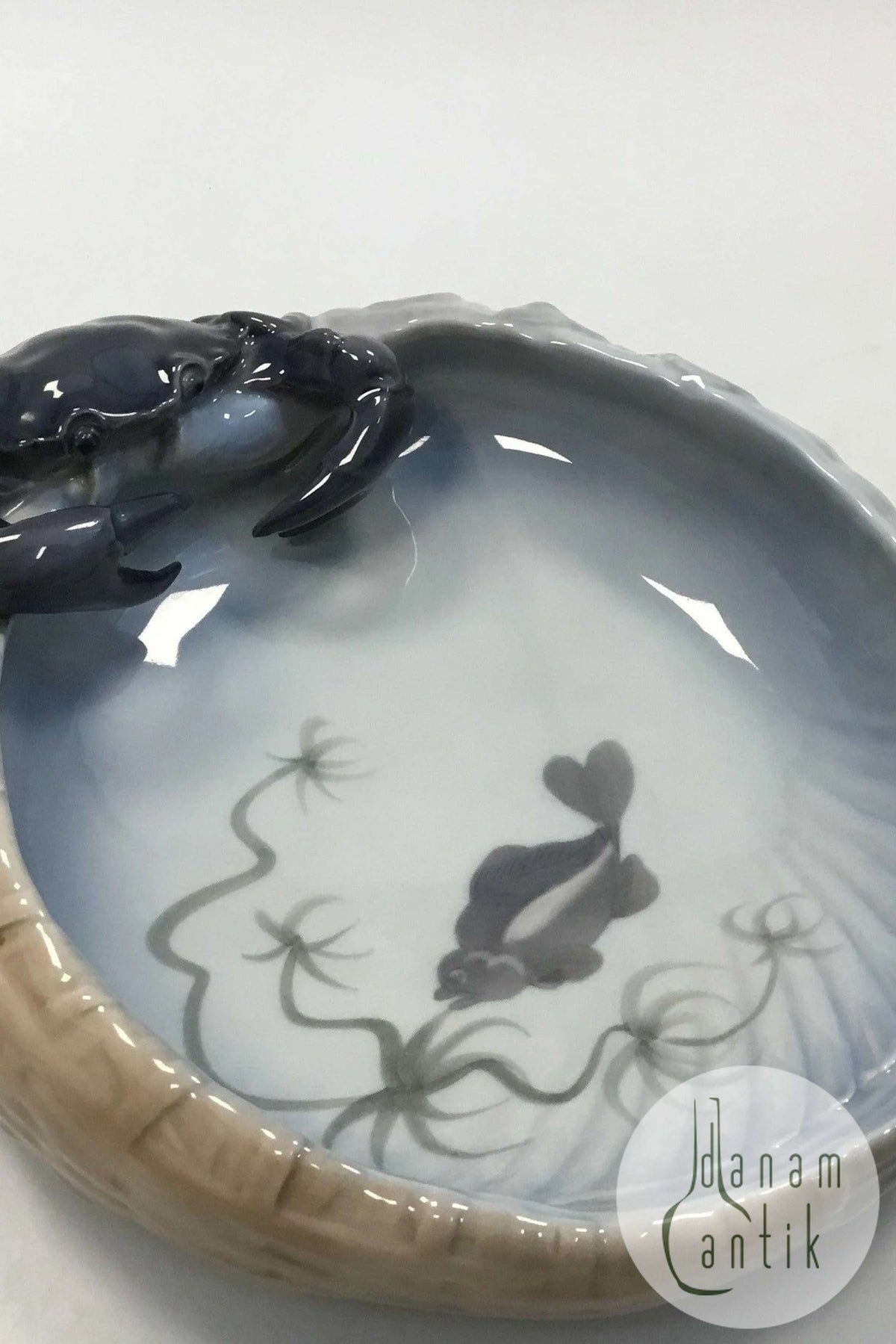 ロイヤルコペンハーゲン アールヌーボー・カニ付きボウル No.2465