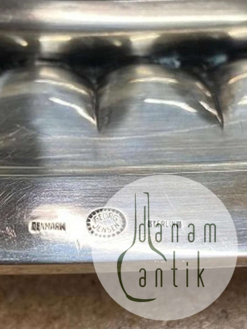 Georg Jensen Sterling Sølv Pyramide Spejl Plateau Harald Nielsen