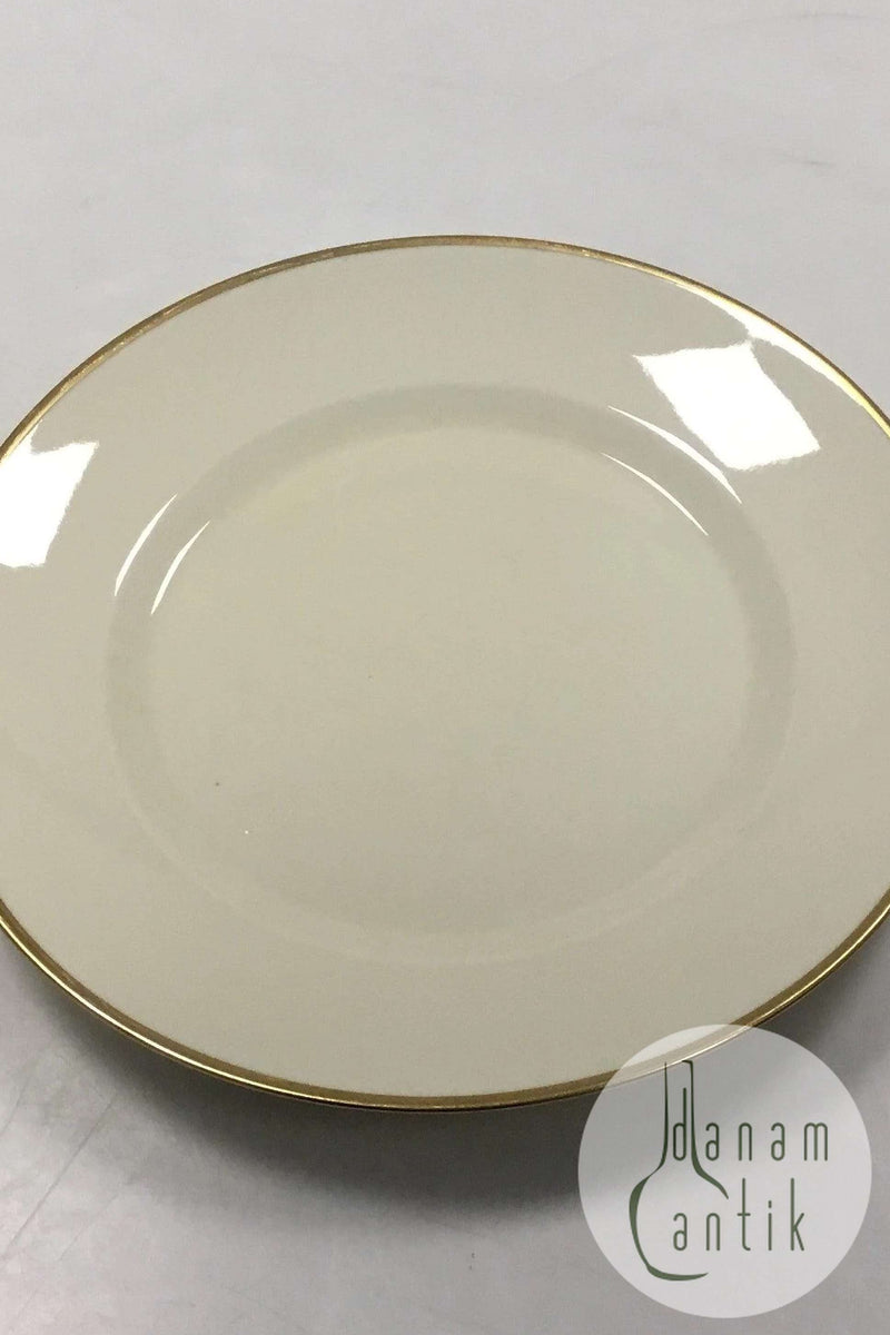 Royal Copenhagen Smooth Cream colored Pattern Lunch plate No 9589.