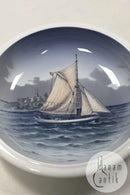 Royal Copenhagen Art Nouveau Flad Skål No 2876/3606