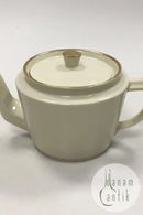Royal Copenhagen Smooth Cream-colored Pattern with gold edge Teapot No 9534