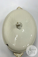 Royal Copenhagen Creme Svejfet med Guld (Stel 1235) Lågfad No 1666