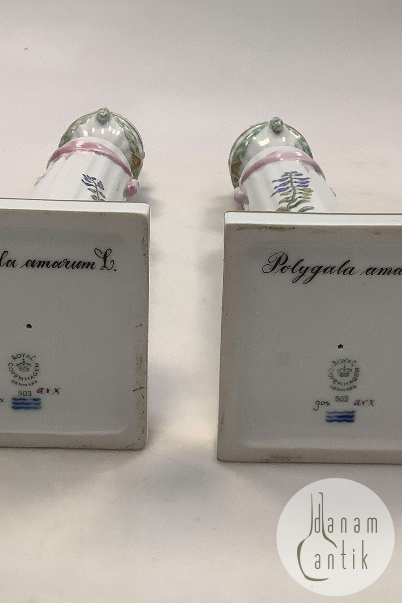 ロイヤルコペンハーゲン フローラダニカ キャンドルスティック ペア No 503