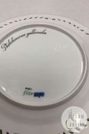 Royal Copenhagen Flora Danica Fugle Frokosttallerken No 20/3554 med gennembrudt kant.