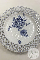 Royal Copenhagen Blaue Blume Geschweißter durchbrochener Teller