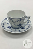 Bing & Grøndahl Blåmalet Musselmalet Kaffekop og Underkop No 305/102