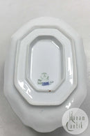 Royal Copenhagen Saxon Flower Light Bee Cell Sauce Bowl No 493/2035