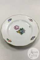 Royal Copenhagen Saksisk Blomst Let Bicelle Desserttallerken No 493/2031
