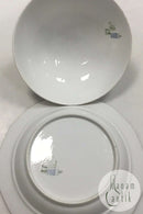 Royal Copenhagen Saxon Flower Light Bee Cell Lidded Bowl No 493/2039