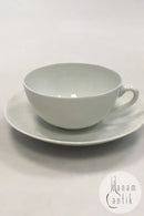 Bing & Grøndahl Elegance, Hvid Thekop med underkop No 473