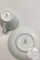 ビング＆グロンダール エレガンス、ホワイト コーヒーカップ＆ソーサー 102号