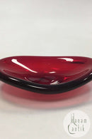 Rød Glasskål Skandinavisk Design