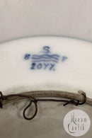 Royal Copenhagen Art Nouveau Unika Tallerken af Anna Smith fra 1890 no 2077