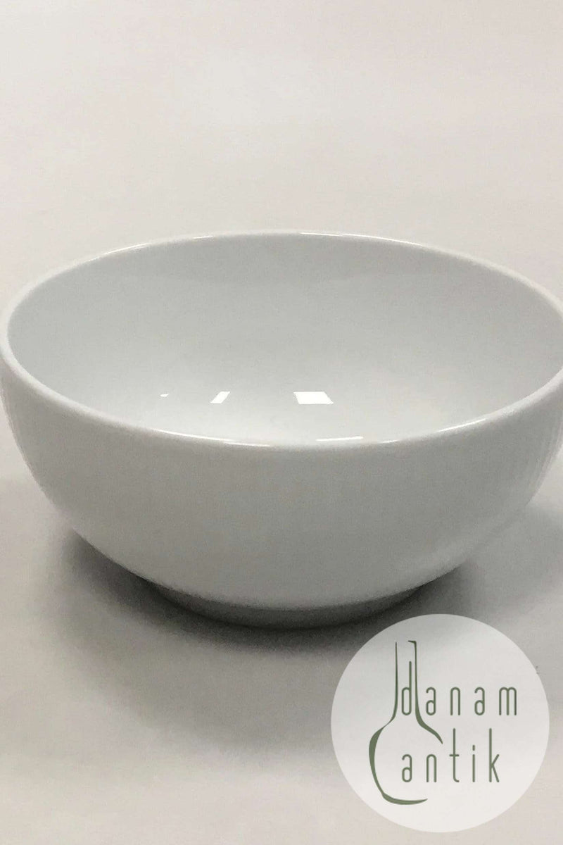 Royal Copenhagen Hvid Riflet Skål No. 454