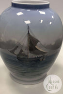 ロイヤルコペンハーゲン アールヌーヴォー 船舶付き花瓶 No 1465 / 353