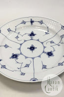 Bing & Grøndahl Blåmalet/Musselmalet Stort Rundt Fad